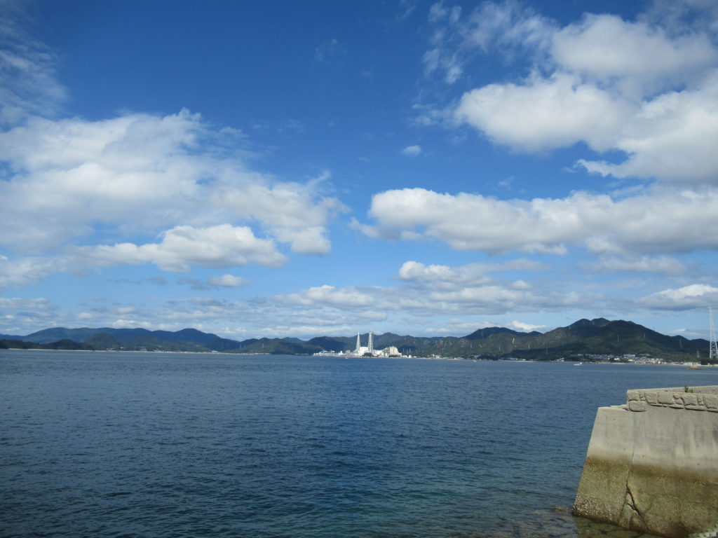 大久野島から見た瀬戸内海