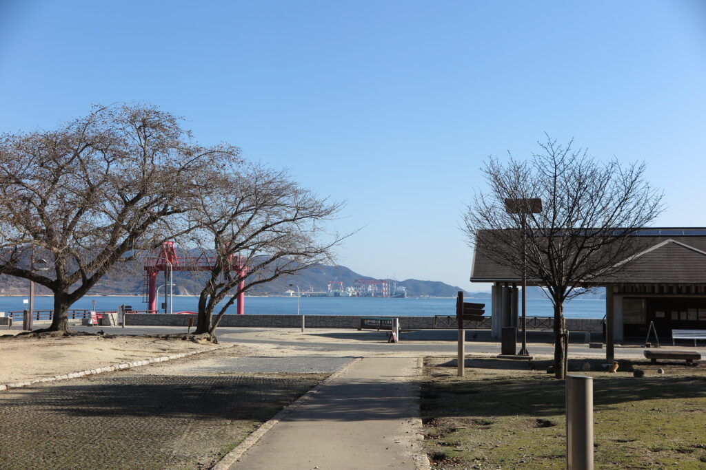 大久野島の桟橋